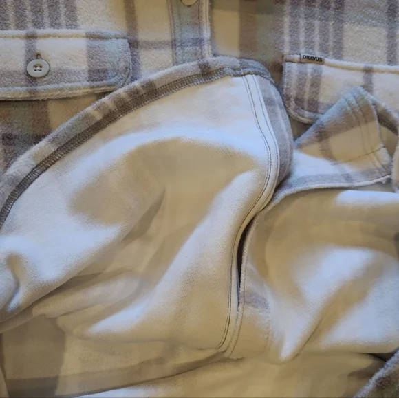 Women's Dravus Plush Fleece Plaid Button Down Zumiez Cozy Club Small - Picture 9 of 14